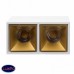 Накладной светодиодный светильник LeDron KUBING 2 White Gold